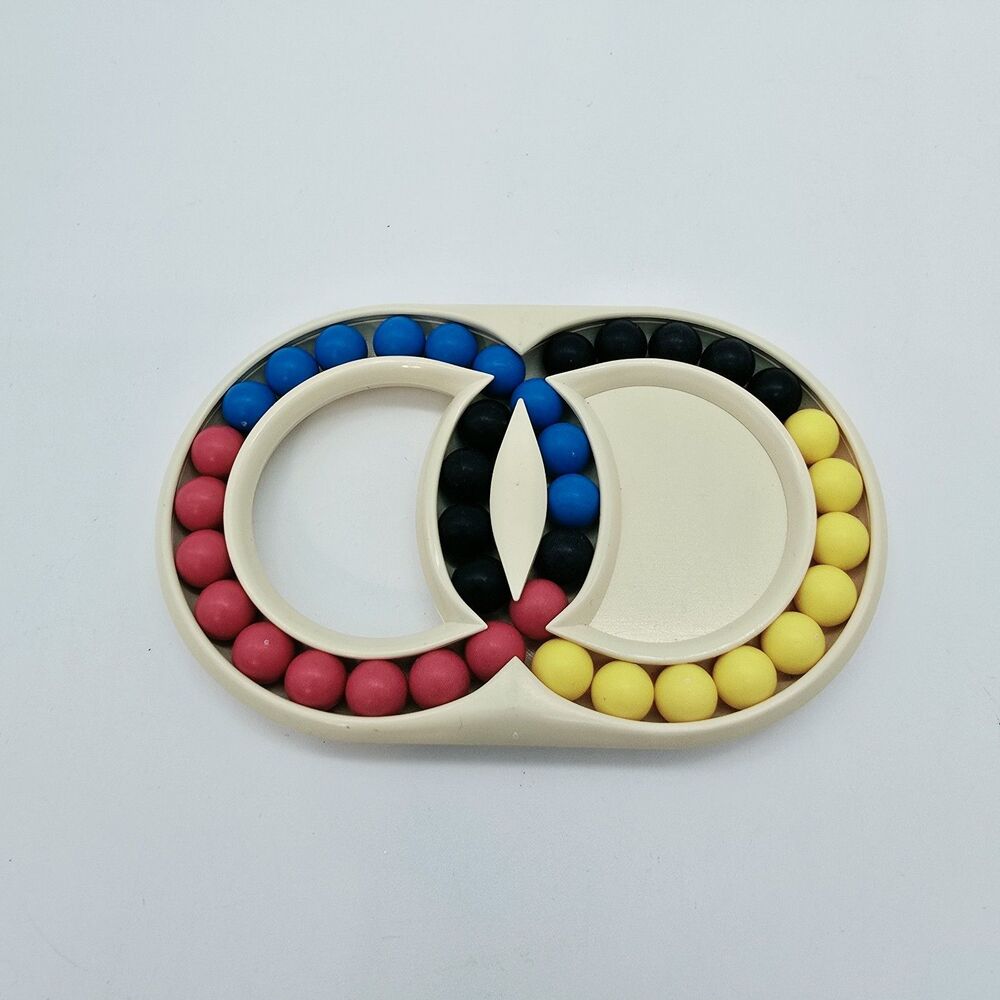 Vintage 1982 Hungarian Rings Twisty Puzzle Toy